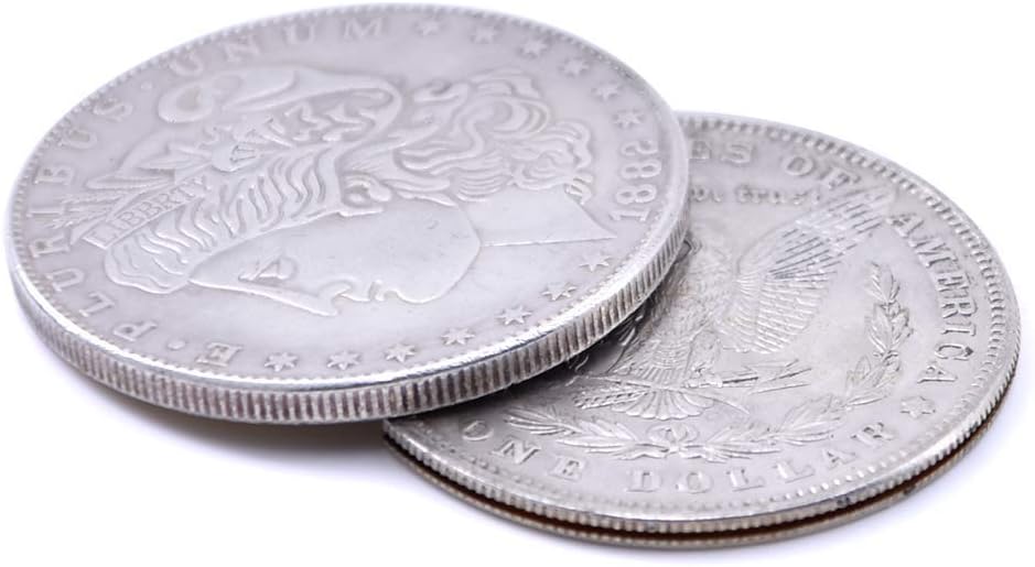 Enjoyer Flipper Coin Morgan Magic Tricks Coin in Bottle Accessories Professional Magic Props