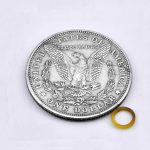 Enjoyer Three Folding Coins Morgan Version Coin Magic Tricks Coin Through Bottle Magie Close-up Accessories Street Magic Gimmick - Imagen 2