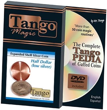 Expanded Shell Silver Half Dollar (w/DVD) (D0003) by Tango - Trick