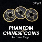 Fantasma de monedas chinas (escenario) Trucos de magia de monedas de 55 mm para producción de monedas grandes, accesorios mágicos, mago, parlar, escenario, ilusiones, accesorios - Imagen 2