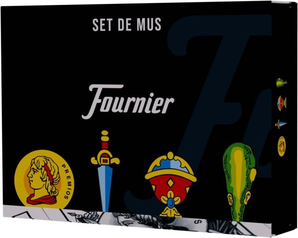 Fournier Complete Mus Case – Spanish Deck, Mat 50 x 40 cm, 20 Amaracos, Suede Bag and Elegant Case