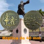 Gemelolandia | 1741 Original Replica Lezo Blas Coin | Unique Collectible Coins For Exclusive and Original Gifts or For Collectors | Hobbies, Entertainment For All Ages, Brass, without gem - Imagen 2
