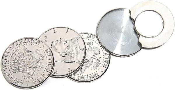 Generic 1 Special Butterfly Magnetic Coin Magic Trick Accessory for Stage and Street Magic, Ages 6+, Includes 1 Trick and Online Tutorial