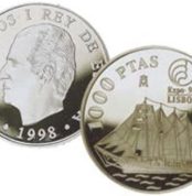 Genérico Silver Coin Spain 1998 Expo Lisbon 1000 pesetas