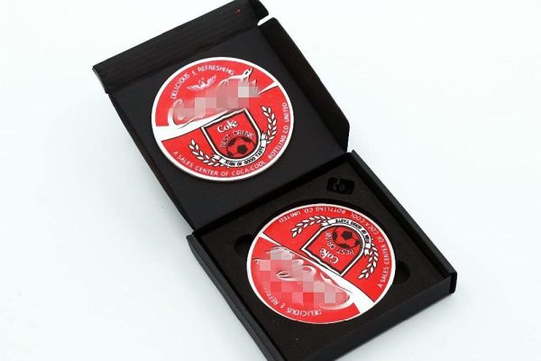 ICECHAN Roller Coaster, Wizard Tricks, Coin in Glass Glass, Close-Up, Street Scenery, Magic Props, Wizard Illusion, Trick, Mentalism, Toy Puzzle (Red)