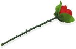 MOMOMAGE 5 pieces per lot folding roses appearing magic tricks from silk to flower magic wizard near the street tricks mentalism funny - Imagen 2