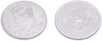 MOMOMAGE Juego de 10 piezas por lote de monedas de palma, trucos mágicos que aparecen monedas que desaparecen, magia para magos, primer plano, accesorios mágicos, comedia (10 piezas versión de medio