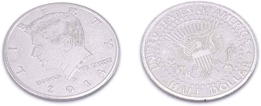 MOMOMAGE Juego de 10 piezas por lote de monedas de MOMOMAGE Juego de 10 piezas por lote de monedas de palma, trucos mágicos que aparecen monedas que desaparecen, magia para magos, primer plano, accesorios mágicos, comedia (10 piezas versión de medio