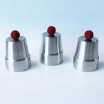 MOMOMAGE Stainless Steel Tumblers and Balls (Large) Magic Trick Balls Disappear and Appear Magic Props, Funny Close-up Tricks for Wizards - Imagen 2