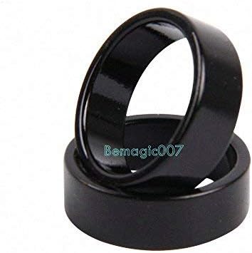 Magic Accessories 2 Pieces Wizard PK Ring Black (Available in 18,19,20 mm) 2 pcs Wizard PK Ring Black (Available at 18,19,20 in) ---- Magic Trick, Party Trick, Magic Trick, Magic Kits