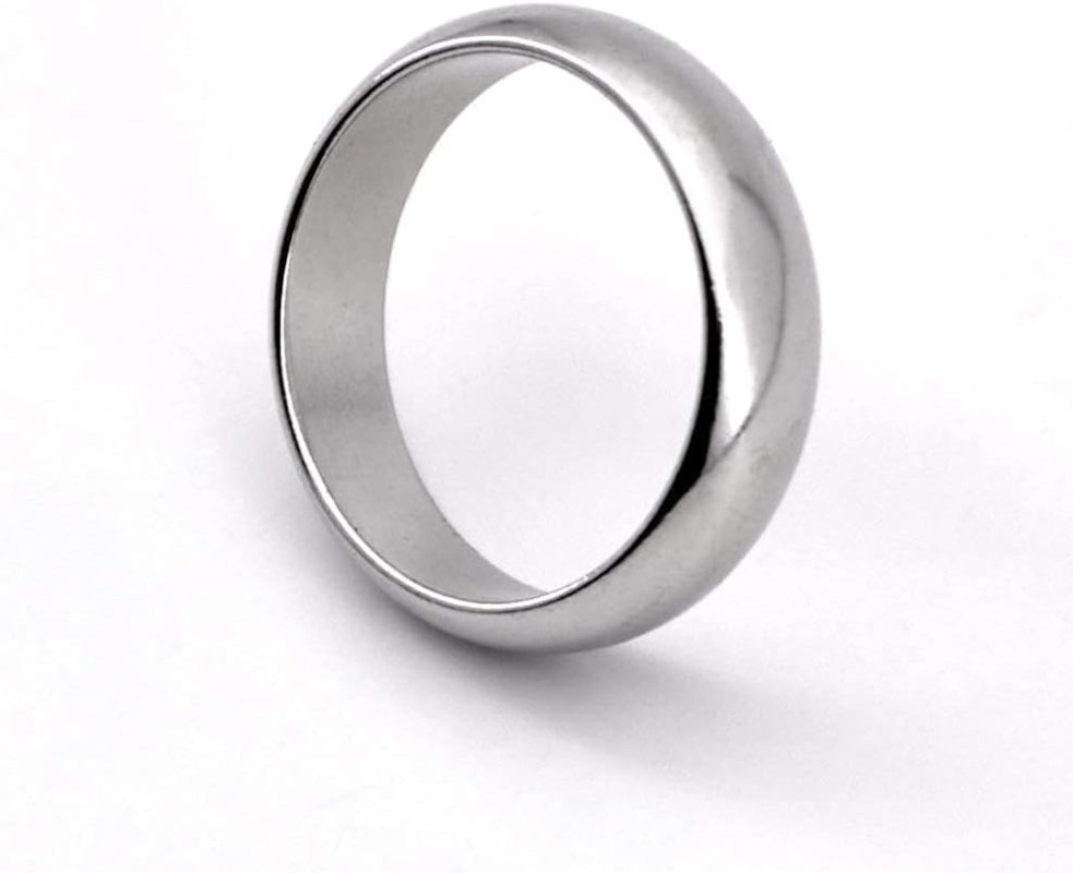 [Magic Accessories] Magic Strong Magnetic Ring for Professional Wizard Accessories, Wizard Tricks, Magic Accessories (Round Silver, 19mm)