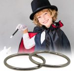 Magic Connecting Rings, Magic Tricks, Double Rings | Double Magic Magnets Connecting Rings for Magic Tricks | Magic Double Rings Connecting Rings, Professional Magician, Spell - Imagen 2