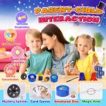 Magic Game, Toys Kids Girl 6 7 8 9 10 Years Old Magic Tricks Games Kids 6 7 8 9 Years Old Birthday Gifts Boys Girl 6-10 Years 60+ Magic Tricks Gift Girl 6-9 Years Old Toys for Kids - Imagen 2