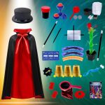 Magic Game Wizard Costume to Play Magic Tricks with Instructions for Every Trick for Kids Ages 6 7 8 9 10 11 12 Years Old - Imagen 2