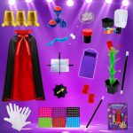 Magic Kit, Magic Tricks with Wizard Costume for Kids, Magic Set for Kids Age 6 7 8 9 10 11 12 Years Old - Imagen 2