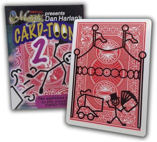 Magic - The World's Best Decks - Professional Magic Tricks + Secret Area Access with Online TUTORIALS by Professional Magicians - Magic Games for Kids and Adults (CARDTOON2)