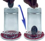 Magic Trick Through Tumbler for Adults - Indispensable Close-up Gimmick for Parties, Games and Gatherings - Easy to Achieve with Awesome Results (Red)