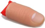 Magic Trick with Fake Thumb - Disappearing Silk Fake Finger Realistic Toy for Magicians Pranks Carnival Family Parties Shows Birthday Entertainment