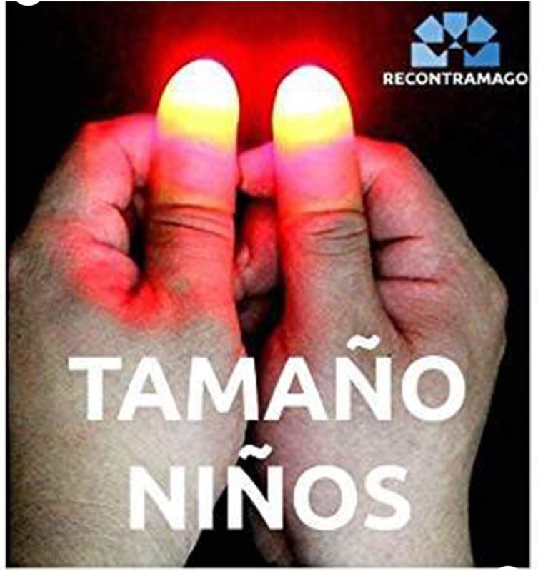 Magic Tricks for Kids - Lights that will appear on your Fingers + Online VideoTutorial (RED)