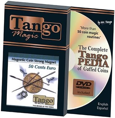 Magnetic Coin Strong Magnet 50 cents Euro (w/DVD) (E0019) by Tango - Trick