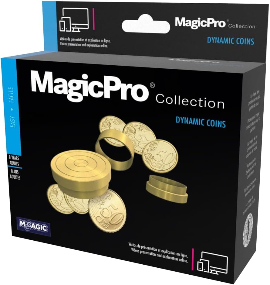 Megagic - Dynamic Coin Collection + DVD (Oid Magic 215) Megagic - Dynamic Coin Collection + DVD (Oid Magic 215) (French version) for Boys and Girls of all ages, includes Dynamic Coins and DVDs