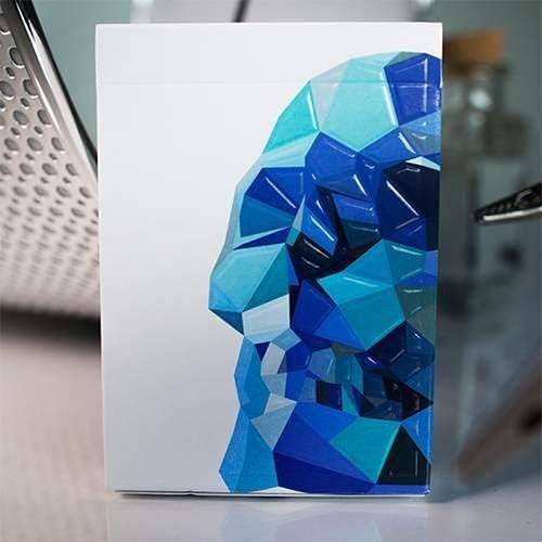 Memento Mori Blue Playing Cards - Card Games - Magic and Magic Cheats