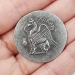 Moneda Conmemorativa Griega Antigua dólar de Plata Moneda de decoración Antigua - Imagen 2