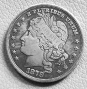 Moneda Conmemorativa del Regalo del dólar de Plata Antiguo de la Moneda de Morgan Americana de 1878