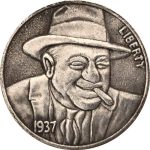 Moneda Hobo de búfalo Americano dólar de Plata Antigua de 21 mm, Regalo de artesanía de 1937D