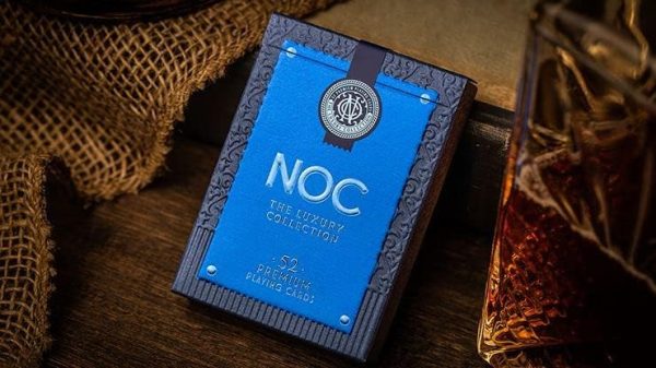 Murphy's Magic Supplies, Inc. NOC (Blue) The Luxury Collection Riffle Shuffle x The House of Playing Cards - Great Gift for Card Collectors