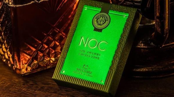 Murphy's Magic Supplies, Inc. NOC (Green) The Luxury Collection Riffle Shuffle x The House of Playing Cards - Great Gift for Card Collectors
