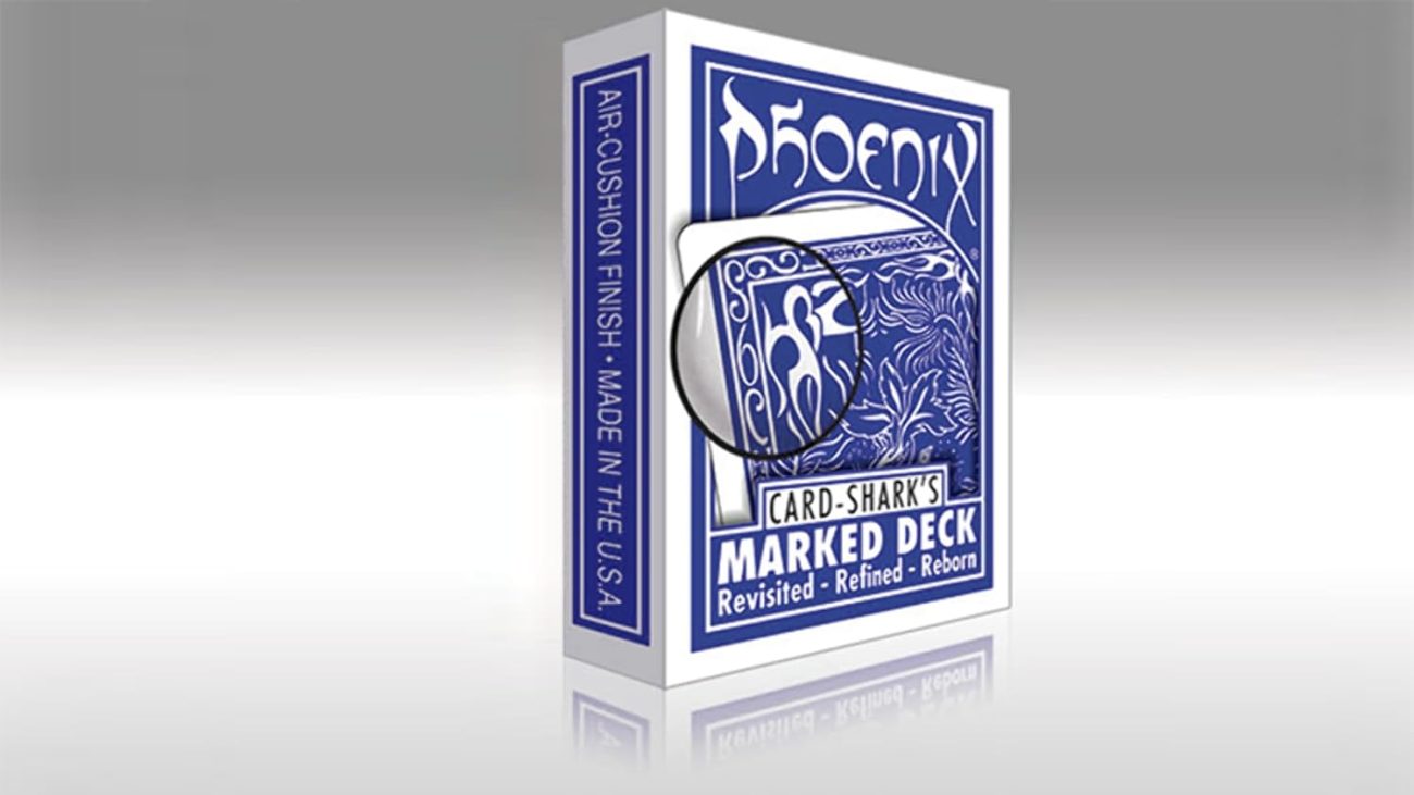 Murphy's Magic Supplies, Inc. Phoenix Marked Deck Blue, principiante, truco de cartas