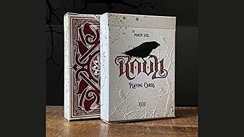 Murphy's Magic Supplies, Inc. RAVN IIII (Red) - Collectible Poker Deck | Cards for Wizards and Magic Tricks