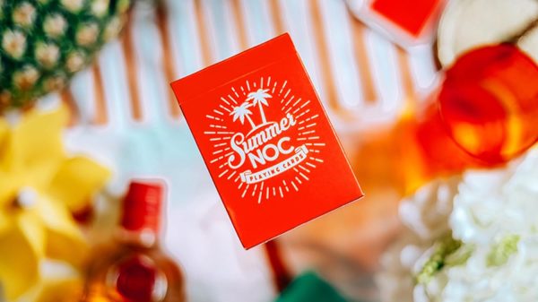 Murphy's Magic Supplies, Inc. Summer NOC Pro Sunset Playing Cards (Orange), Great Gift for Card Collectors
