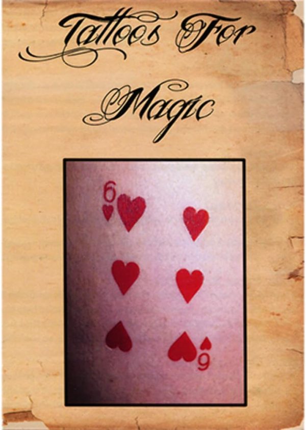 Murphy's Magic Supplies, Inc. Tattoos (Six Of Hearts) Pack of 10 | Trick | Street Wizard