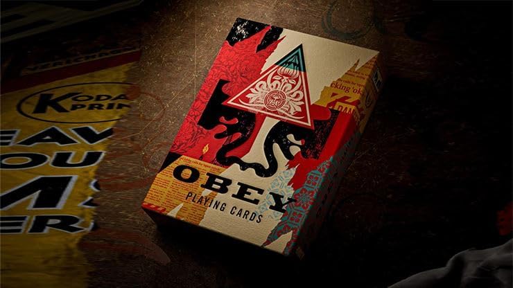 Murphy's Magic Supplies, Inc. Theory11 - Obey Collage Edition Playing Cards