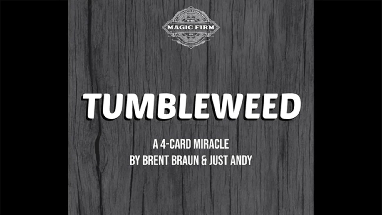 Murphy's Magic Supplies, Inc. Tumbleweed (trucos e instrucciones en línea) por Brent Braun y Andy Glass - Truco