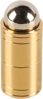 Mysterious Magic Trick with Tube Ball Brass Steel Ball Sinking into a Tube Illusions Close Up Accessories for Mentalist Magicians