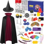OSDUE Magic Game, 24+ Classic Magic Tricks, Magic Kit with Instruction Manual and Video Tutorial, Magic Secrets Game for Toddlers, Boys, Girls, Beginners
