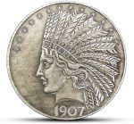 Old Liberty Indian Head Ten Dollar Coin - Great American Commemorative Antique Coins