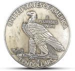 Old Liberty Indian Head Ten Dollar Coin - Great American Commemorative Antique Coins - Imagen 2