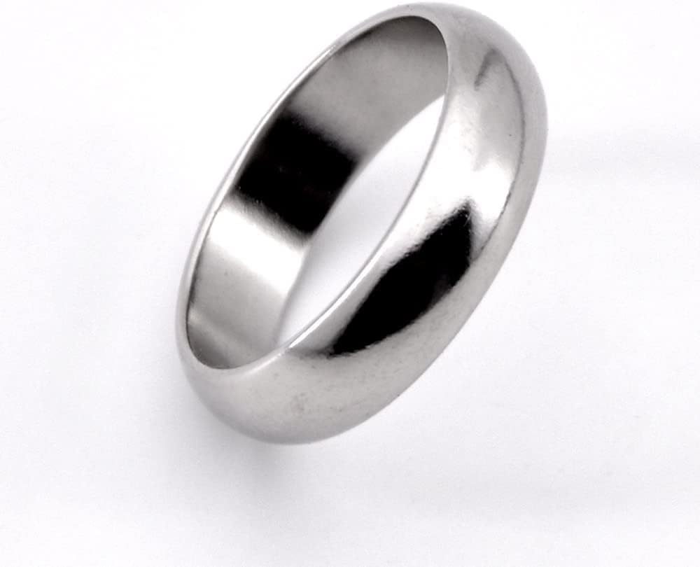 PK Curvature Silver Ring Strong Magnetic Ring PK Ring Magic PK Curvature Silver Ring Strong Magnetic Ring PK Ring Magic Tricks Finger Decoration Wizard Accessory for Closing Stage (18mm, Silver)