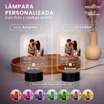 Personalised Spotify Lamp with Photo – With Base or Frame – Design with Song Code – Original Gift for Couples or Friends - Imagen 2