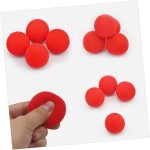 Red Sponge Balls 4.5cm Cosplay Props and Tricks for Events Gifts for Halloween and Birthday 10 Units - Imagen 2