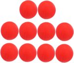 Red Sponge Balls 4.5cm Cosplay Props and Tricks for Events Gifts for Halloween and Birthday 10 Units