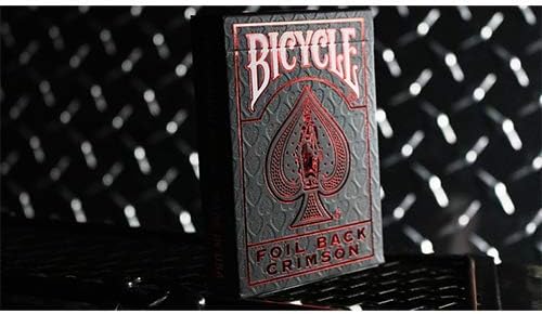 SOLOMAGIA Bicycle Rider Back Crimson Luxe (Red) Version 2 by US Playing Card Co