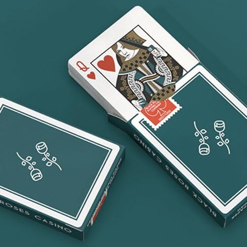 SOLOMAGIA Black Roses Casino V4 Playing Cards