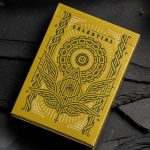 SOLOMAGIA Celestial Valor Playing Cards by Giovanni Meroni(Greenish Yellow)