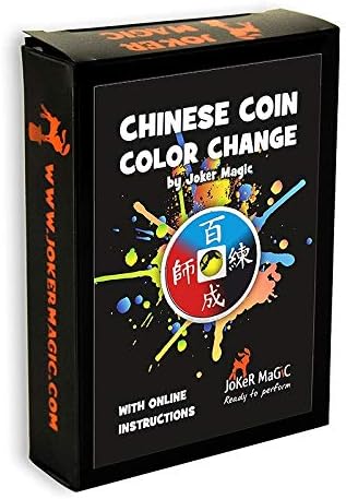SOLOMAGIA Chinese Coin Color Change by Joker Magic - Magic with Coins - Magic and Magic Cheats