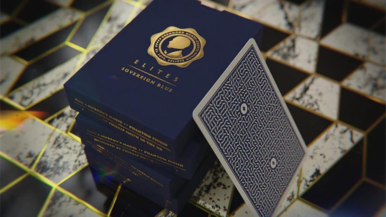 SOLOMAGIA DMC Elites: V4 Sovereign Blue Playing Cards